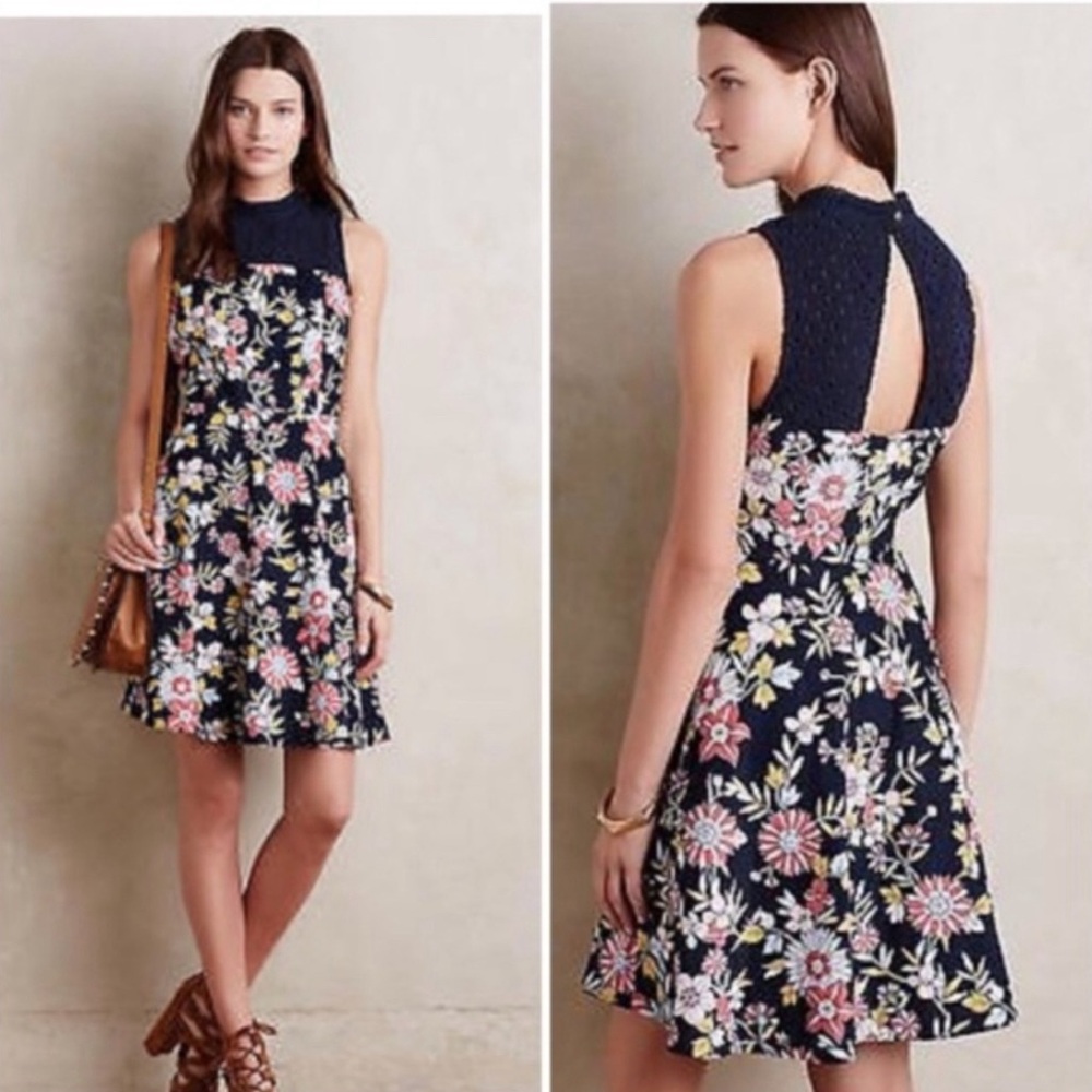 Anthropologie Moulinette Soeurs Ashbury Dress Size 6
